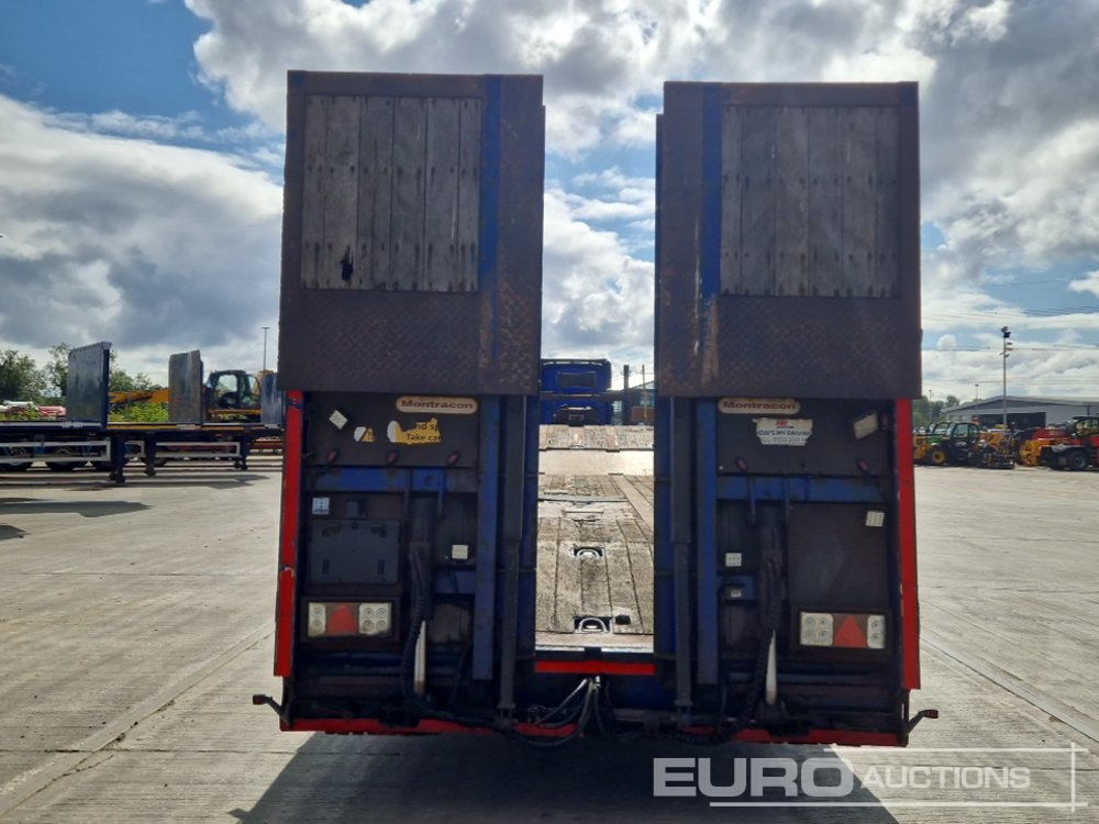2016 Montracon Tri Axle Step Frame Low Loader Trailer, Winch, Neck Ramps, Out Riggers, Hydraulic Flip Toe Ramps - Puspiekabe zema profila platforma: foto 4 2016 Montracon Tri Axle Step Frame Low Loader Trailer, Winch, Neck Ramps, Out Riggers, Hydraulic Flip Toe Ramps - Puspiekabe zema profila platforma: foto 4
