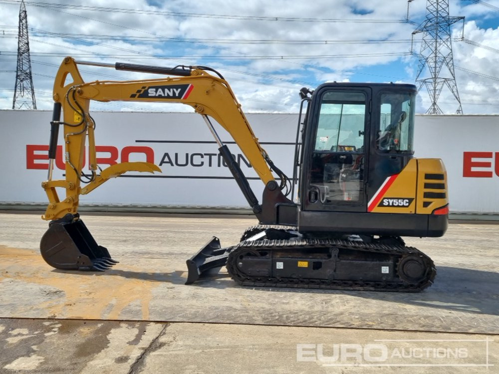 2016 Sany SY55C - Mini-ekskavators: foto 2 2016 Sany SY55C - Mini-ekskavators: foto 2