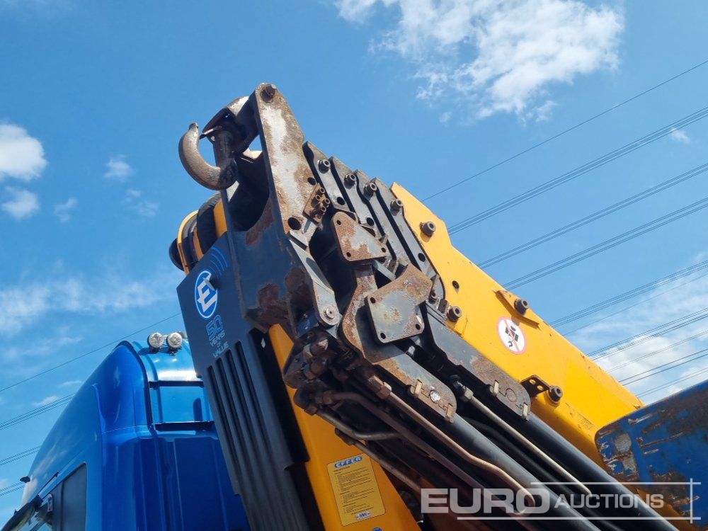 Bortu kravas automašīna/ Platforma pārvadāšana smagās tehnikas 2016 Scania R490: foto 26