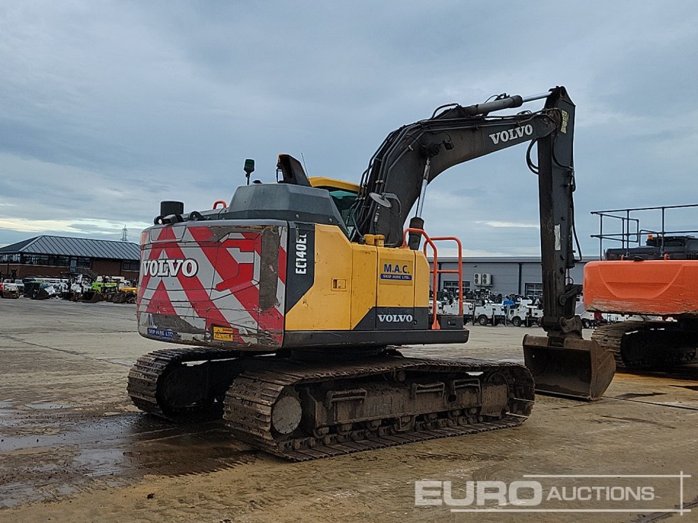 2016 Volvo EC140EL - Kāpurķēžu ekskavators: foto 5 2016 Volvo EC140EL - Kāpurķēžu ekskavators: foto 5
