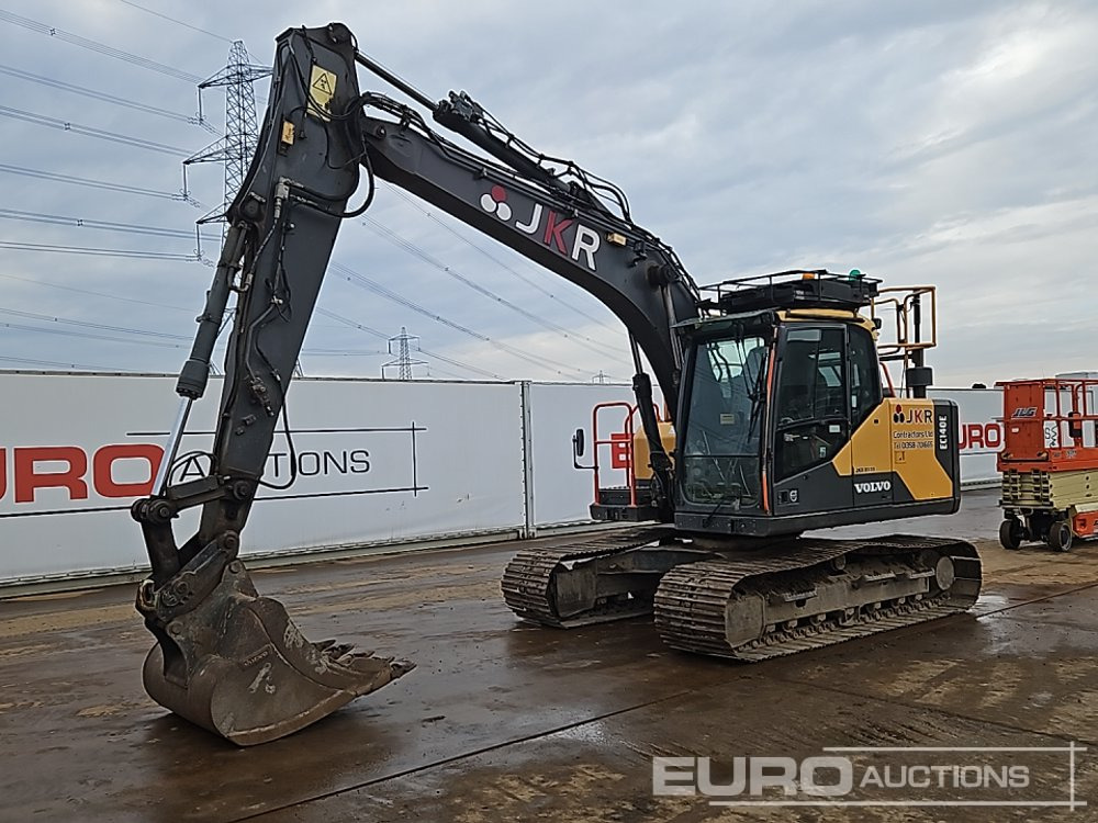2016 Volvo EC140EL - Kāpurķēžu ekskavators: foto 1 2016 Volvo EC140EL - Kāpurķēžu ekskavators: foto 1