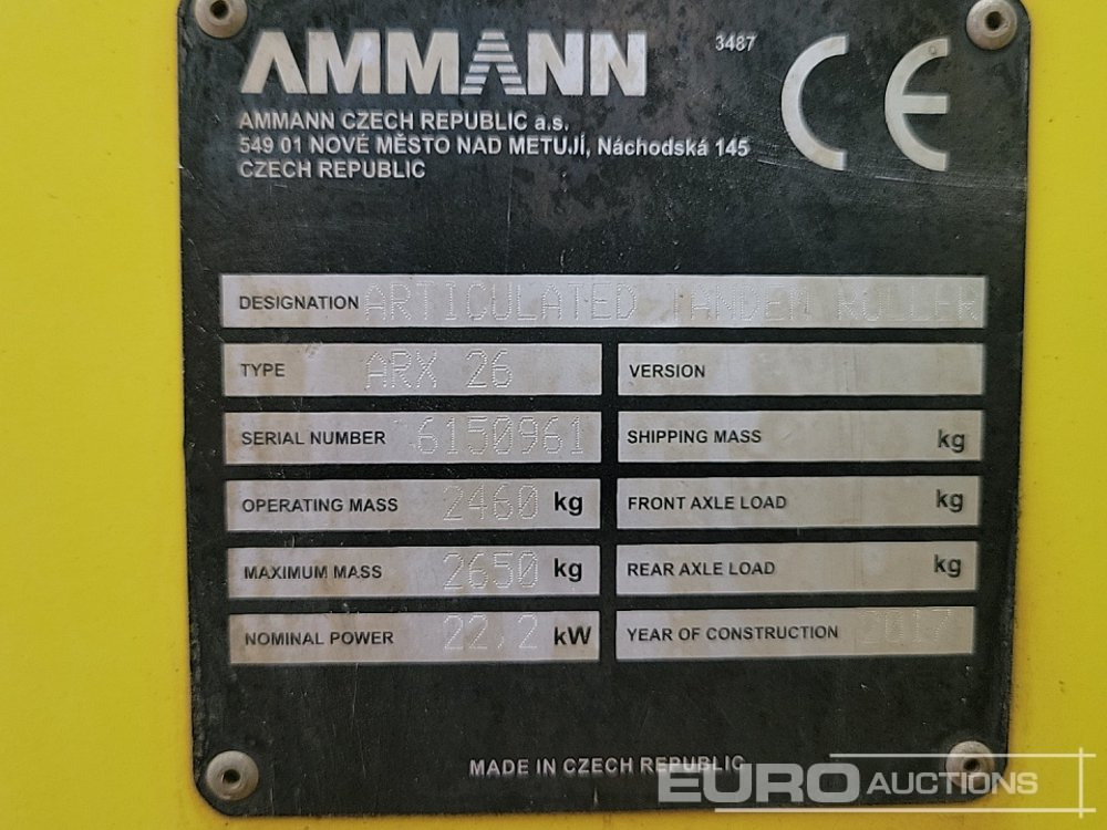 Veltnis 2017 Ammann ARX26: foto 43