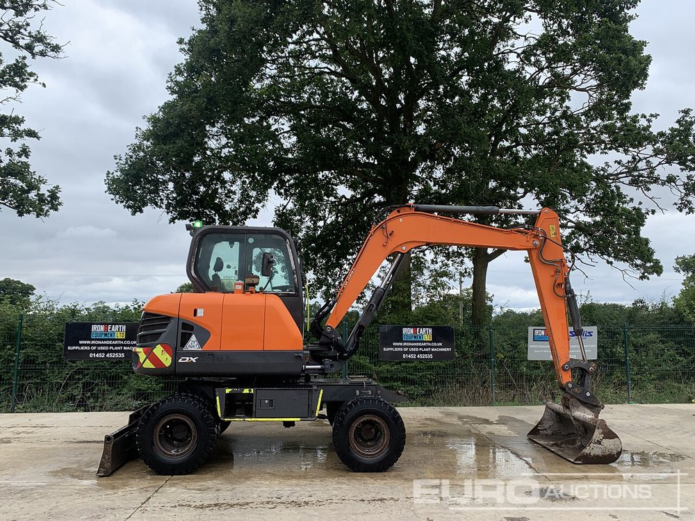 2017 Doosan DX57W-5 - Riteņu ekskavators: foto 4 2017 Doosan DX57W-5 - Riteņu ekskavators: foto 4