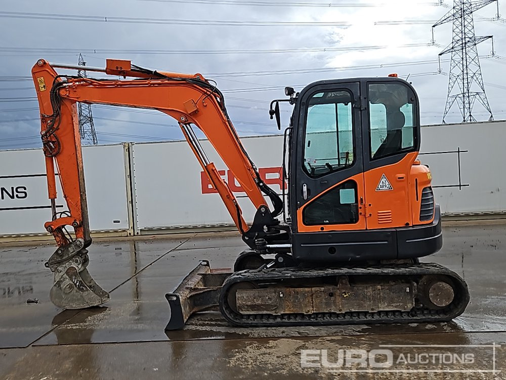 2017 Doosan DX63-3 - Mini-ekskavators: foto 2 2017 Doosan DX63-3 - Mini-ekskavators: foto 2