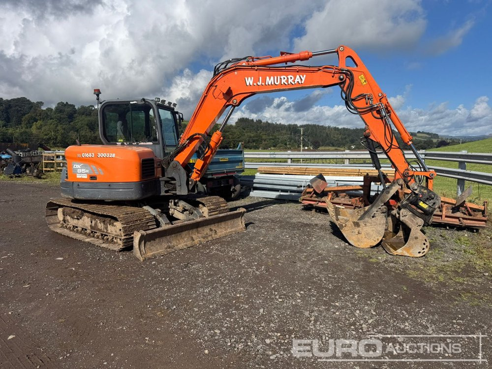 2017 Doosan DX85R-3 - Mini-ekskavators: foto 4 2017 Doosan DX85R-3 - Mini-ekskavators: foto 4