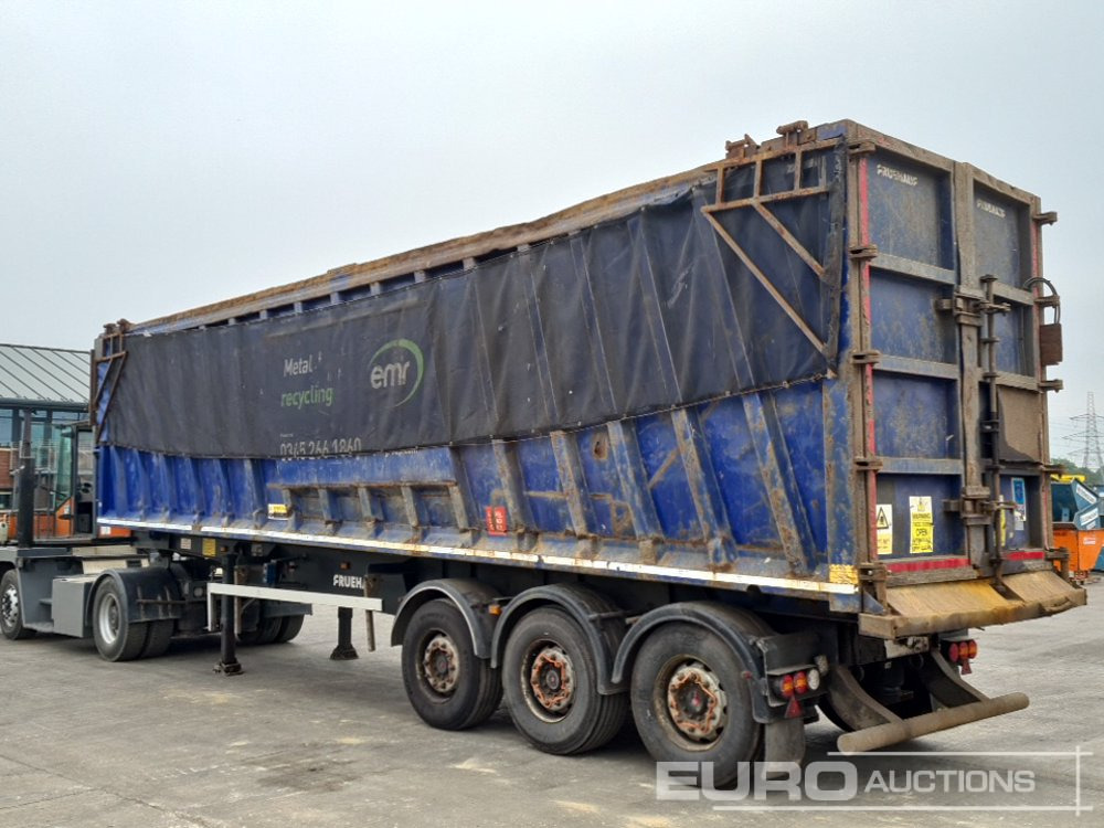 2017 Fruehauf Tri Axle Bulk Tipping Trailer, Easy Sheet - Puspiekabe pašizgāzējs: foto 3 2017 Fruehauf Tri Axle Bulk Tipping Trailer, Easy Sheet - Puspiekabe pašizgāzējs: foto 3