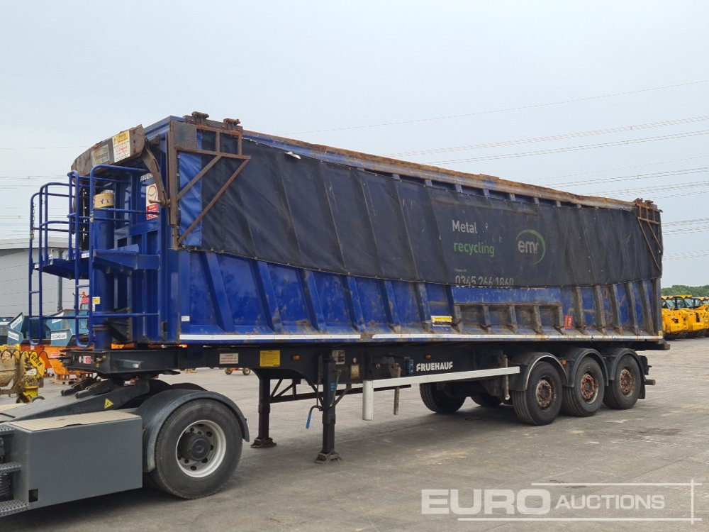 2017 Fruehauf Tri Axle Bulk Tipping Trailer, Easy Sheet - Puspiekabe pašizgāzējs: foto 1 2017 Fruehauf Tri Axle Bulk Tipping Trailer, Easy Sheet - Puspiekabe pašizgāzējs: foto 1