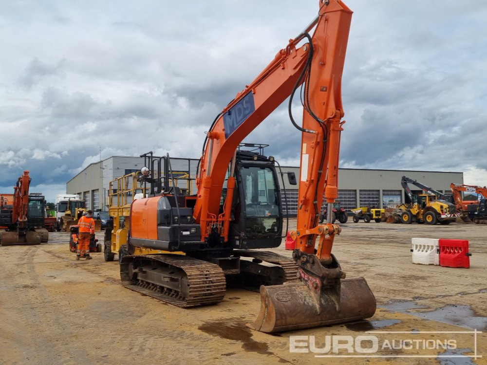 Kāpurķēžu ekskavators 2017 Hitachi ZX130LCN-6: foto 7