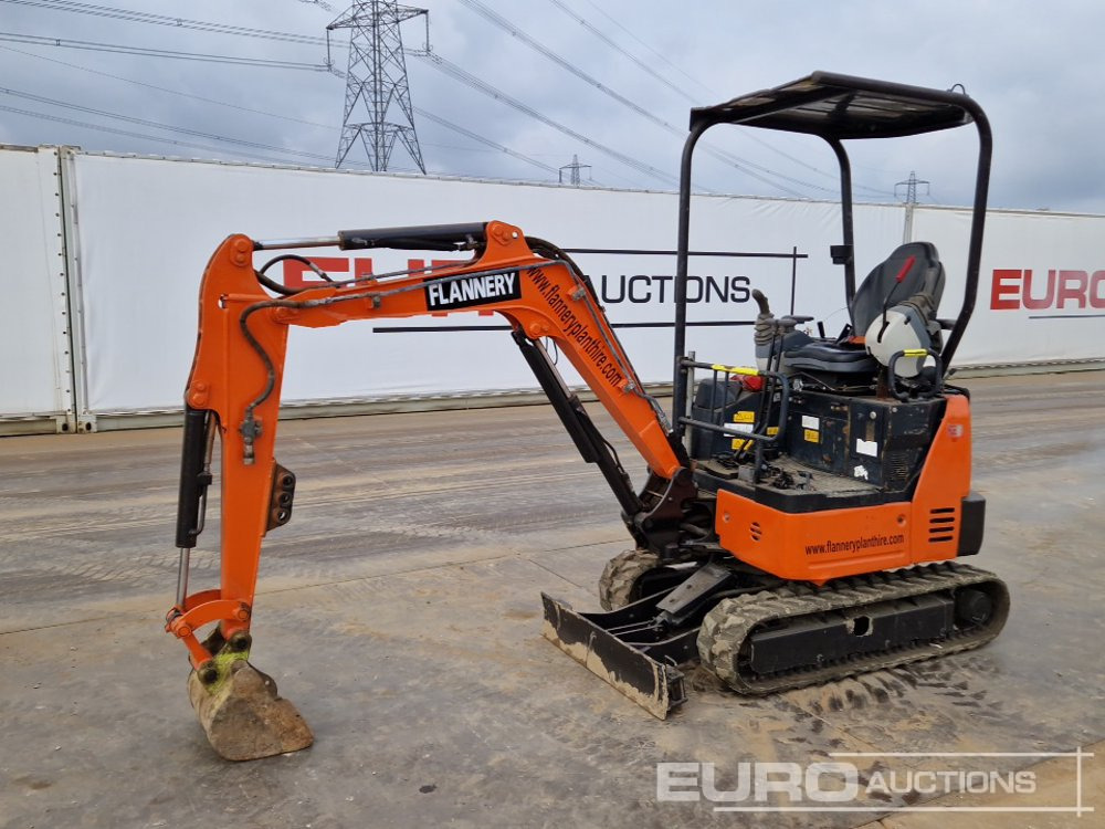 2017 Hitachi ZX19U-5A YR - Mini-ekskavators: foto 1 2017 Hitachi ZX19U-5A YR - Mini-ekskavators: foto 1