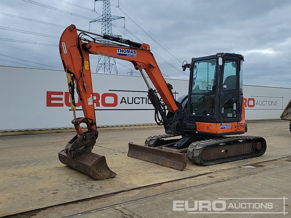 2017 Hitachi ZX48U-5A CLR - Mini-ekskavators: foto 1 2017 Hitachi ZX48U-5A CLR - Mini-ekskavators: foto 1