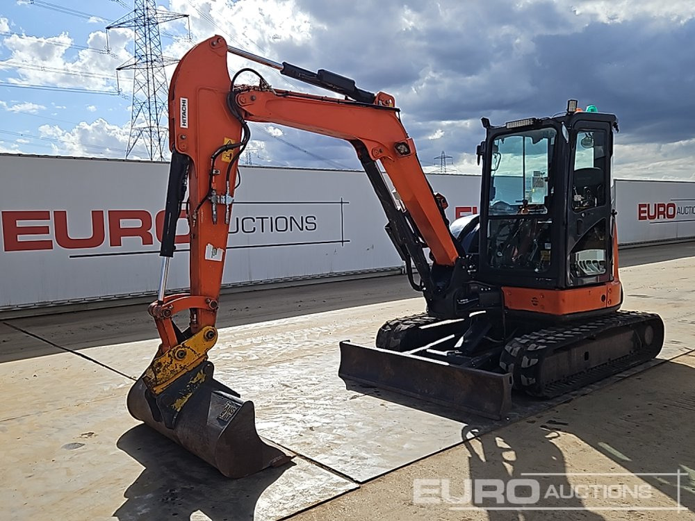 2017 Hitachi ZX48U-5A CLR - Mini-ekskavators: foto 1 2017 Hitachi ZX48U-5A CLR - Mini-ekskavators: foto 1