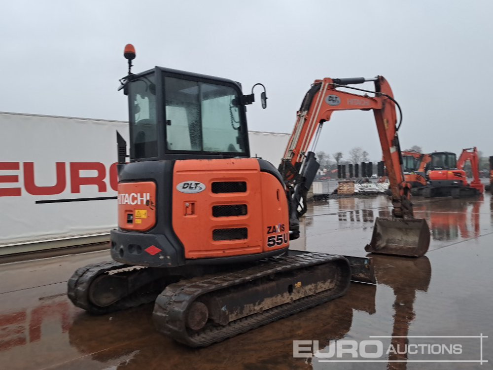 2017 Hitachi ZX55U-5A CLR - Mini-ekskavators: foto 5 2017 Hitachi ZX55U-5A CLR - Mini-ekskavators: foto 5