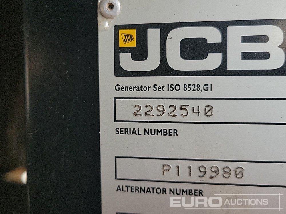 Elektroģenerators 2017 JCB G66QS: foto 34