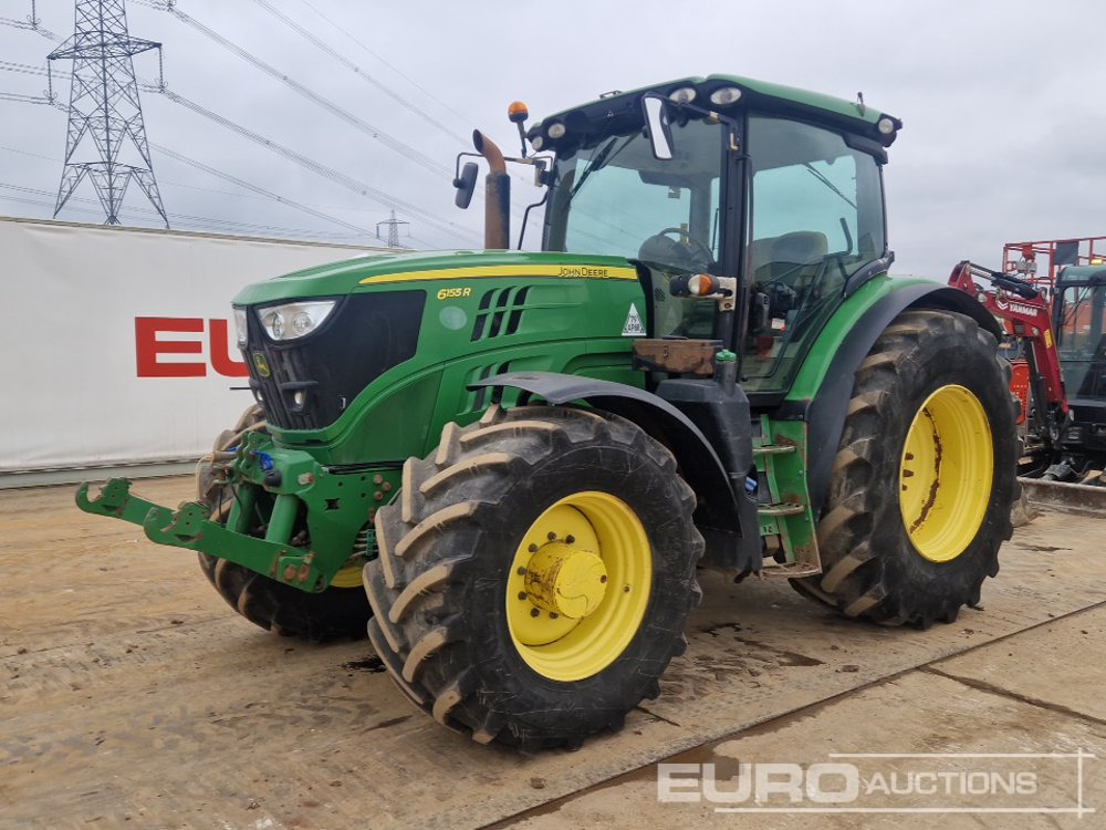 2017 John Deere 6155R - Traktors: foto 1 2017 John Deere 6155R - Traktors: foto 1