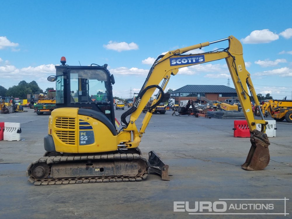 Mini-ekskavators 2017 Komatsu PC55MR-3: foto 6