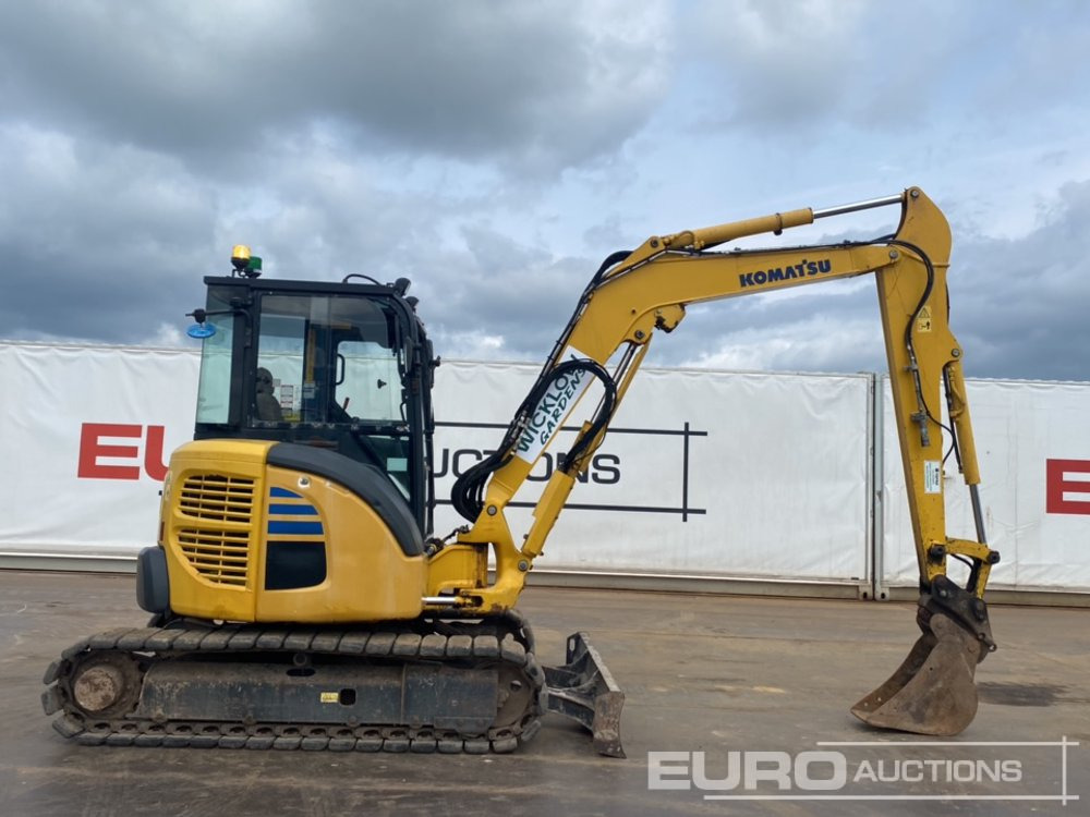 Mini-ekskavators 2017 Komatsu PC55MR-3: foto 6