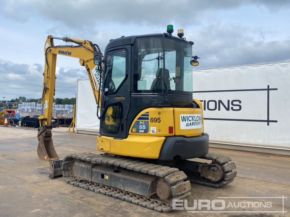 2017 Komatsu PC55MR-3 - Mini-ekskavators: foto 3 2017 Komatsu PC55MR-3 - Mini-ekskavators: foto 3