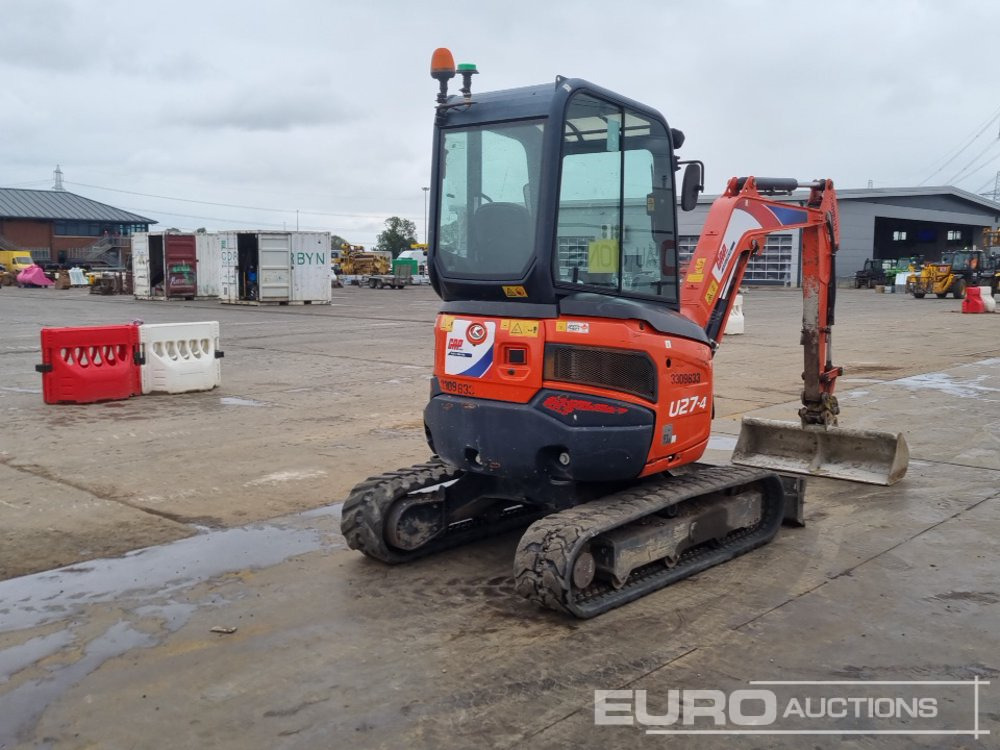 2017 Kubota KX016-4 - Mini-ekskavators: foto 5 2017 Kubota KX016-4 - Mini-ekskavators: foto 5