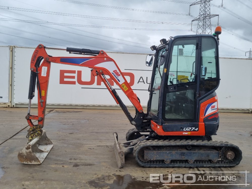 2017 Kubota KX016-4 - Mini-ekskavators: foto 2 2017 Kubota KX016-4 - Mini-ekskavators: foto 2