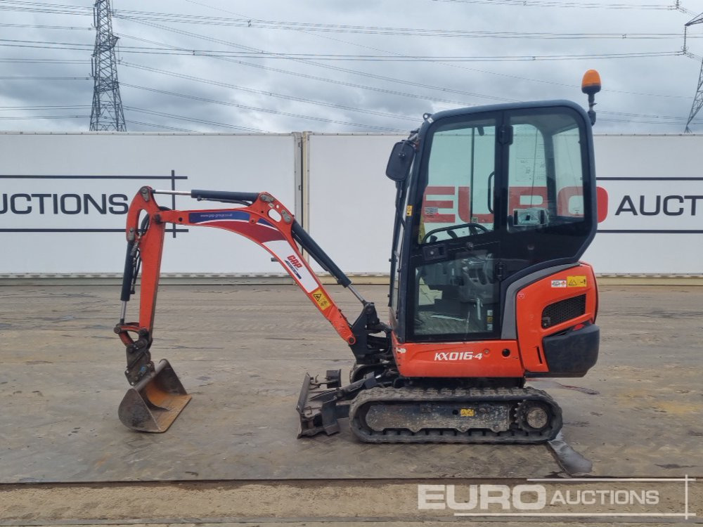 2017 Kubota KX016-4 - Mini-ekskavators: foto 2 2017 Kubota KX016-4 - Mini-ekskavators: foto 2
