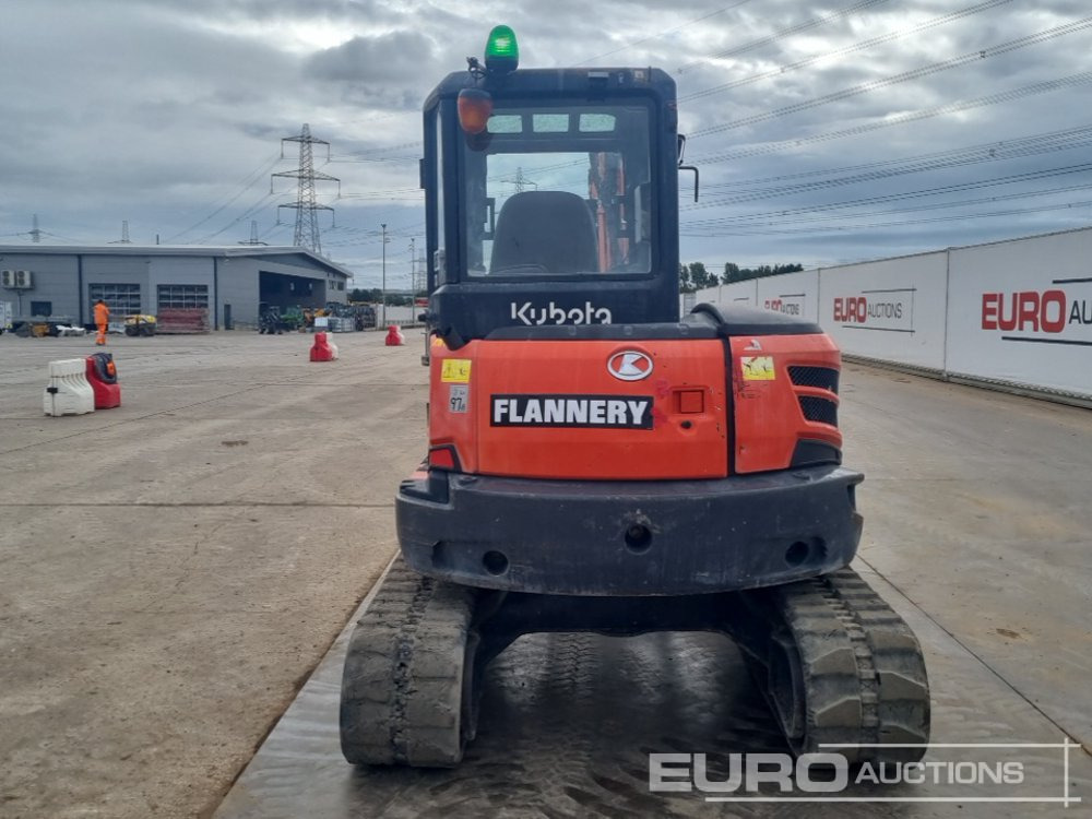 2017 Kubota U55-4 - Mini-ekskavators: foto 4 2017 Kubota U55-4 - Mini-ekskavators: foto 4