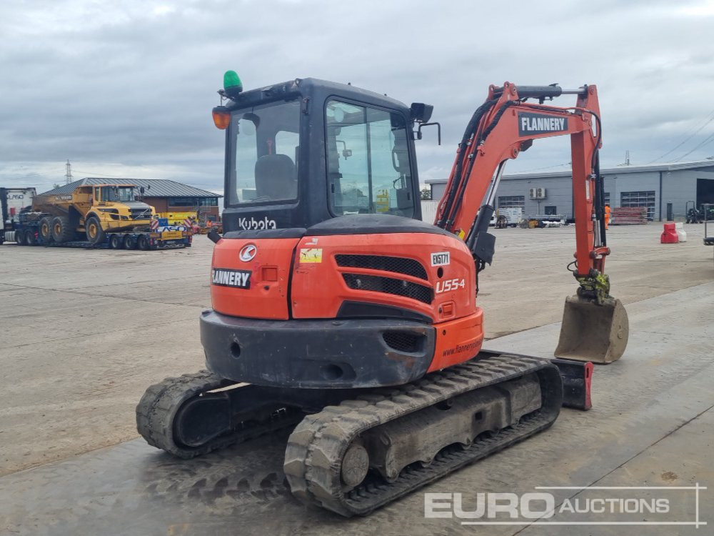2017 Kubota U55-4 - Mini-ekskavators: foto 5 2017 Kubota U55-4 - Mini-ekskavators: foto 5