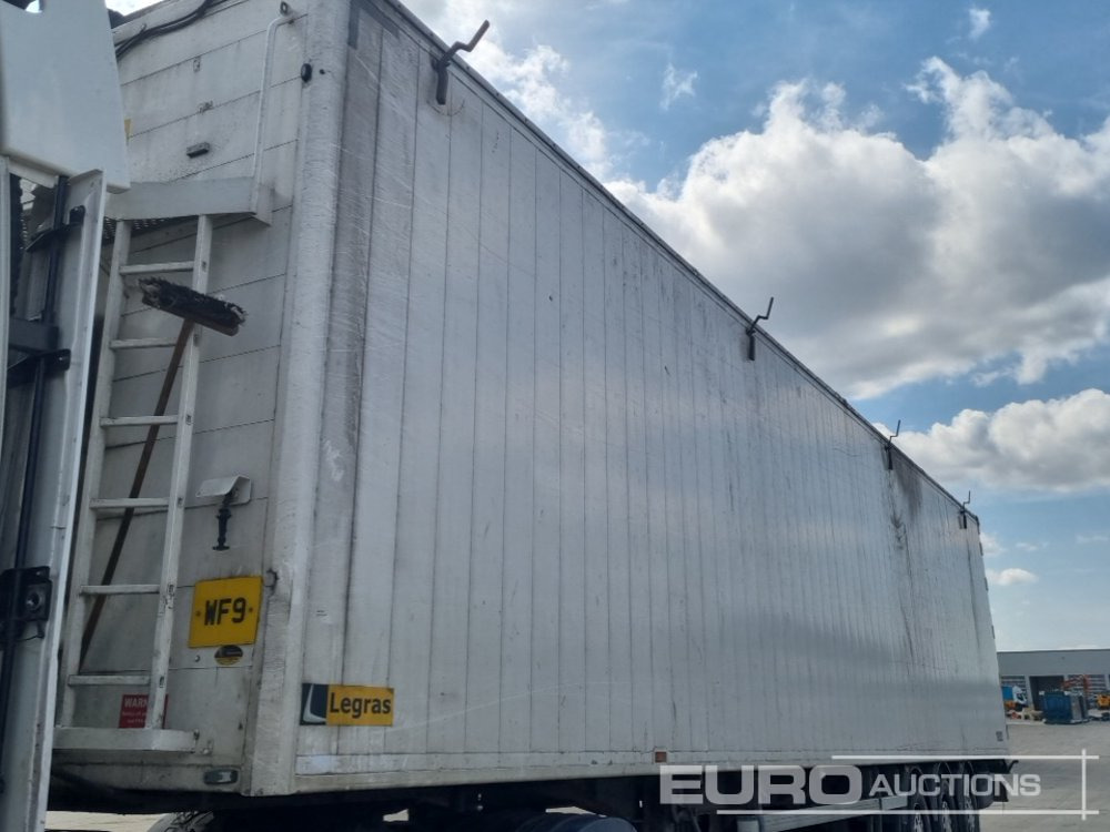 Puspiekabe kustīgās grīdas 2017 Legras Tri Axle Bulk Trailer, Walking Floor, Easy Sheet: foto 37