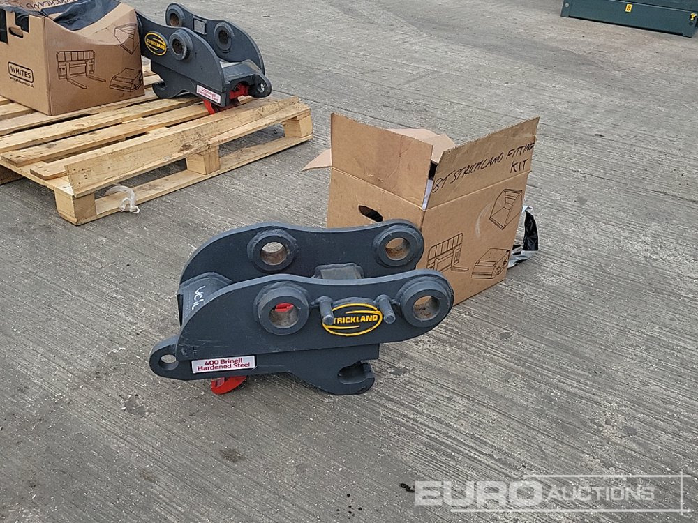 2017 Strickland Hydraulic Double Lock QH 60mm Pin to suit 10 Ton Excavator, Fitting Kit - Ātrā sakabe: foto 1 2017 Strickland Hydraulic Double Lock QH 60mm Pin to suit 10 Ton Excavator, Fitting Kit - Ātrā sakabe: foto 1