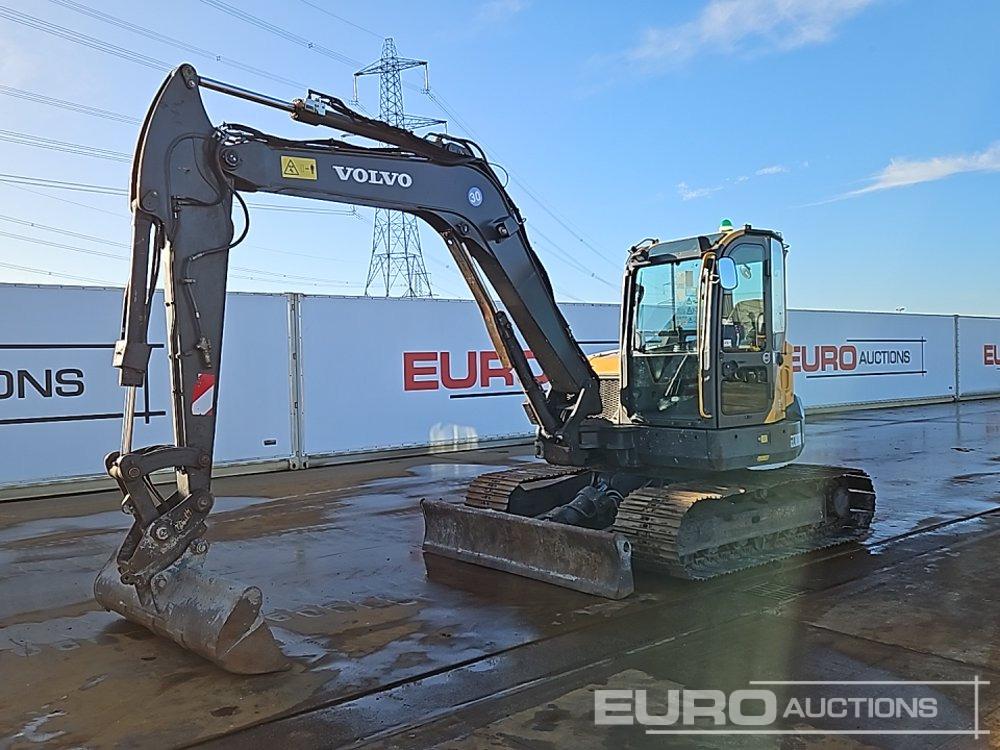 2017 Volvo ECR88D - Mini-ekskavators: foto 1 2017 Volvo ECR88D - Mini-ekskavators: foto 1