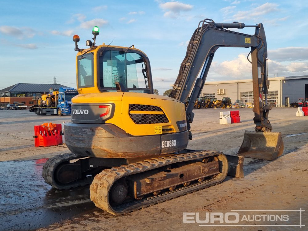 2017 Volvo ECR88D - Mini-ekskavators: foto 5 2017 Volvo ECR88D - Mini-ekskavators: foto 5