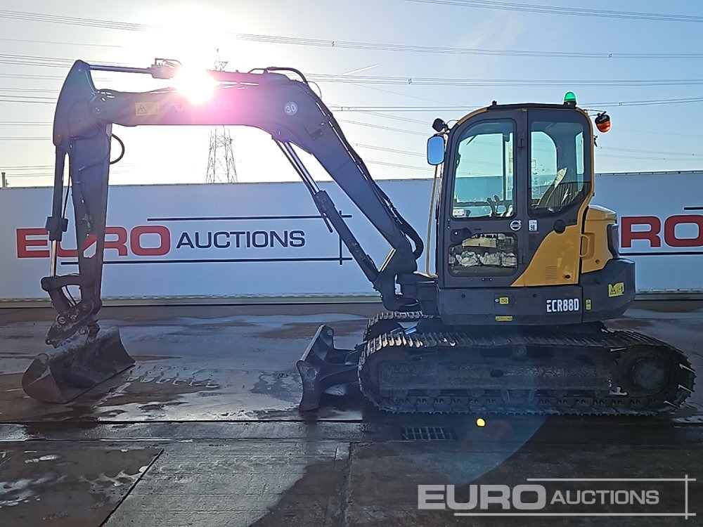 2017 Volvo ECR88D - Mini-ekskavators: foto 2 2017 Volvo ECR88D - Mini-ekskavators: foto 2