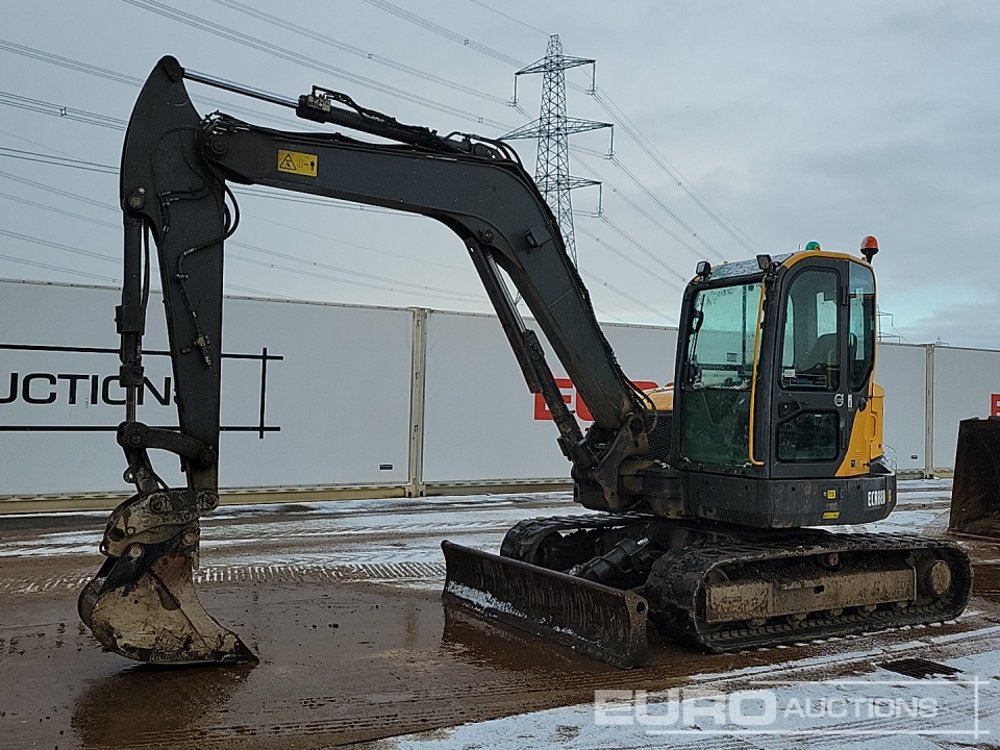 2017 Volvo ECR88D - Mini-ekskavators: foto 1 2017 Volvo ECR88D - Mini-ekskavators: foto 1