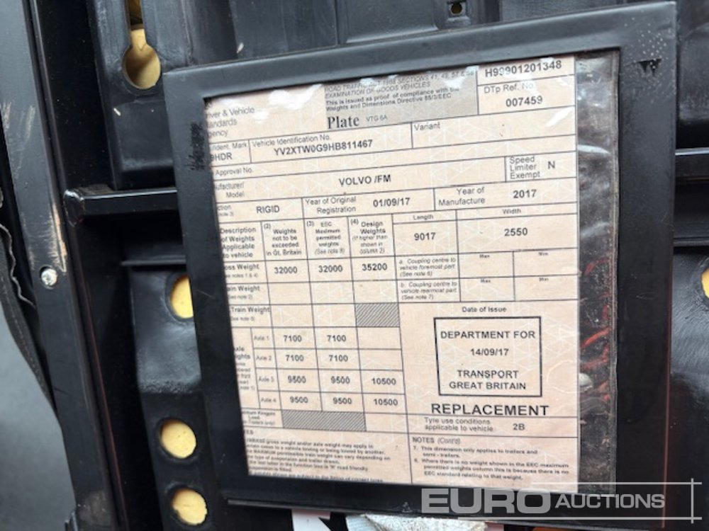 Kravas automašīna pašizgāzējs 2017 Volvo FM 420: foto 9