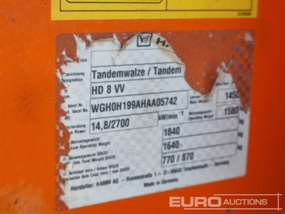 Veltnis 2018 Hamm HD8VV: foto 31