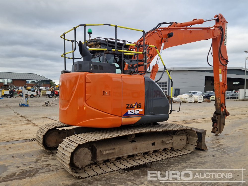 2018 Hitachi ZX135US-6 - Kāpurķēžu ekskavators: foto 5 2018 Hitachi ZX135US-6 - Kāpurķēžu ekskavators: foto 5