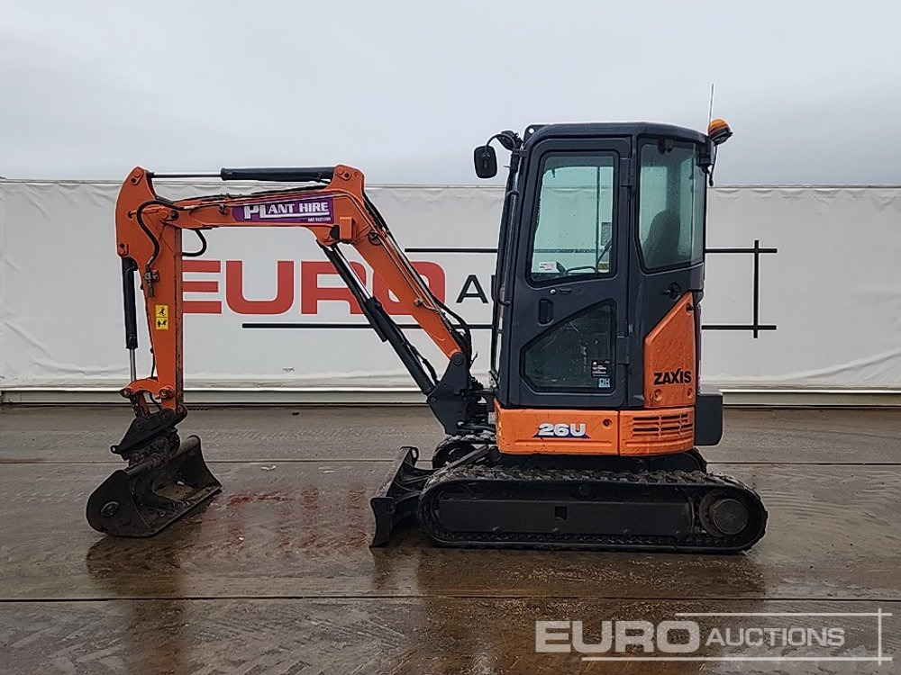2018 Hitachi ZX26U-5A CR - Mini-ekskavators: foto 2 2018 Hitachi ZX26U-5A CR - Mini-ekskavators: foto 2
