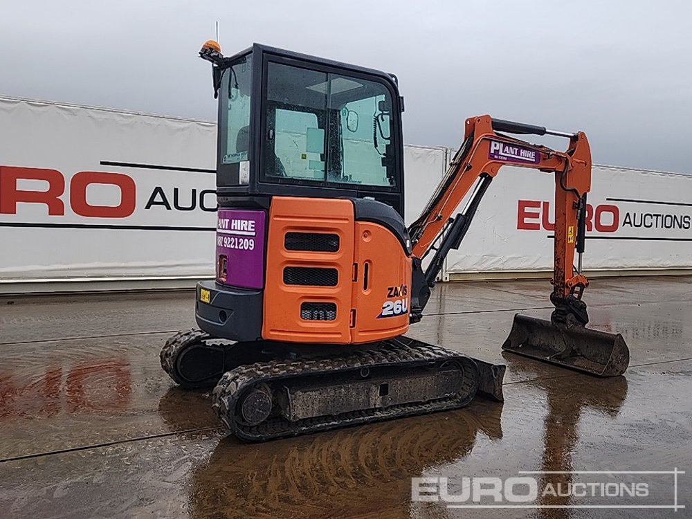 2018 Hitachi ZX26U-5A CR - Mini-ekskavators: foto 5 2018 Hitachi ZX26U-5A CR - Mini-ekskavators: foto 5