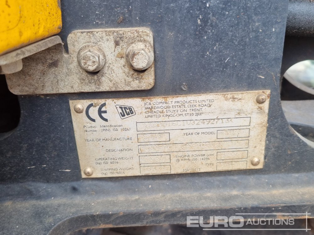 Mini-ekskavators 2018 JCB 16C-1: foto 36