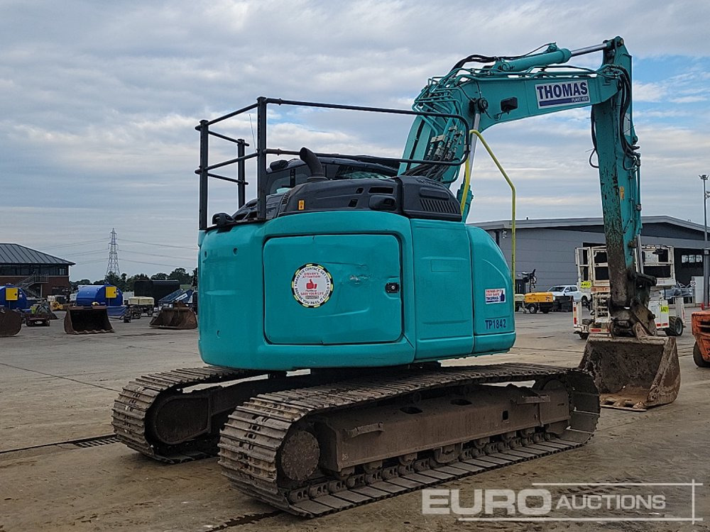 2018 Kobelco SK140SRLC-5 - Kāpurķēžu ekskavators: foto 5 2018 Kobelco SK140SRLC-5 - Kāpurķēžu ekskavators: foto 5