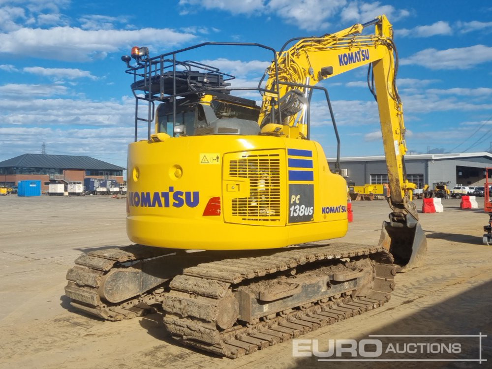 2018 Komatsu PC138US-11 - Kāpurķēžu ekskavators: foto 5 2018 Komatsu PC138US-11 - Kāpurķēžu ekskavators: foto 5