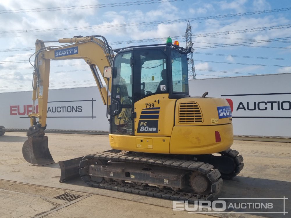 2018 Komatsu PC80MR-5 - Mini-ekskavators: foto 3 2018 Komatsu PC80MR-5 - Mini-ekskavators: foto 3