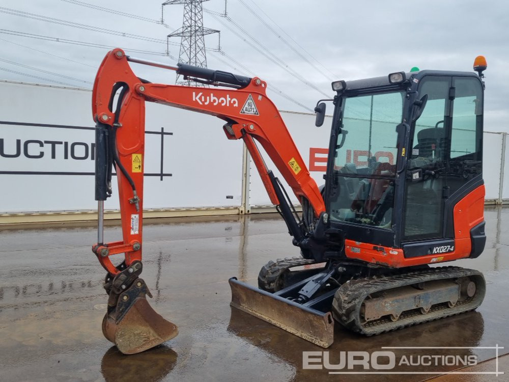 2018 Kubota KX027-4 - Mini-ekskavators: foto 1 2018 Kubota KX027-4 - Mini-ekskavators: foto 1