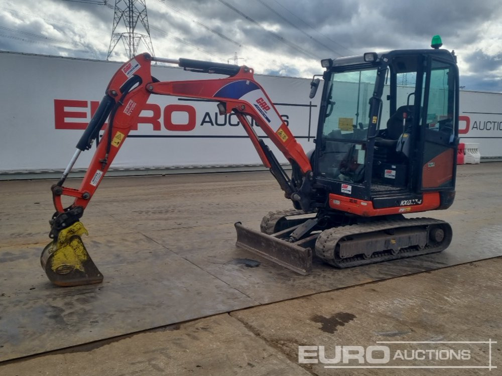2018 Kubota KX027-4 - Mini-ekskavators: foto 1 2018 Kubota KX027-4 - Mini-ekskavators: foto 1