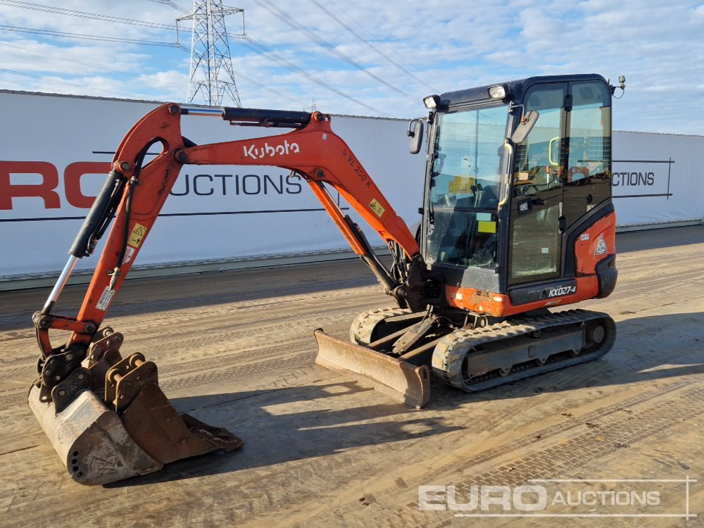 2018 Kubota KX027-4 - Mini-ekskavators: foto 1 2018 Kubota KX027-4 - Mini-ekskavators: foto 1