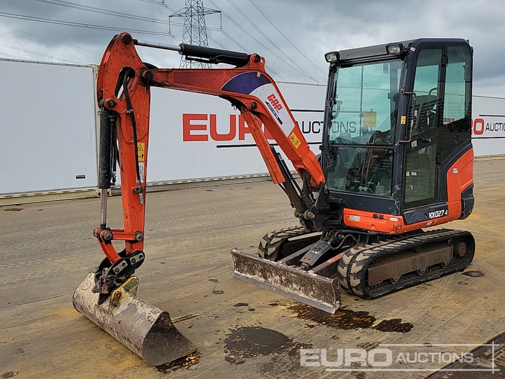 2018 Kubota KX027-4 - Mini-ekskavators: foto 1 2018 Kubota KX027-4 - Mini-ekskavators: foto 1