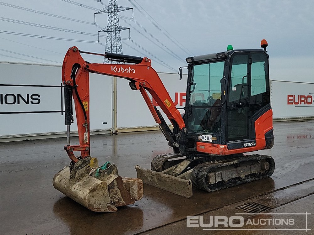 2018 Kubota KX027-4 - Mini-ekskavators: foto 1 2018 Kubota KX027-4 - Mini-ekskavators: foto 1