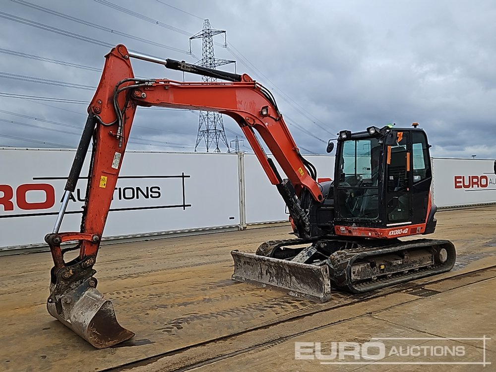2018 Kubota KX080-4A - Mini-ekskavators: foto 1 2018 Kubota KX080-4A - Mini-ekskavators: foto 1