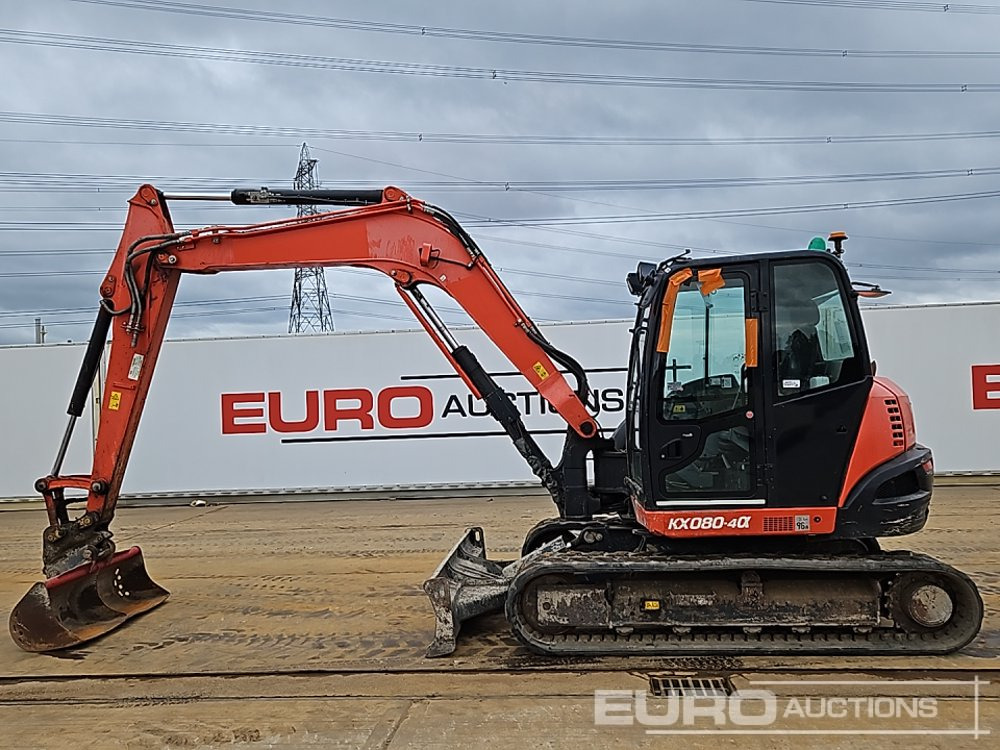 2018 Kubota KX080-4A - Mini-ekskavators: foto 2 2018 Kubota KX080-4A - Mini-ekskavators: foto 2