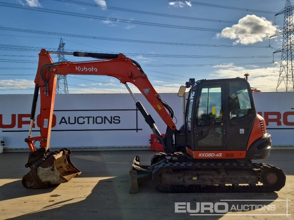 2018 Kubota KX080-4A - Mini-ekskavators: foto 2 2018 Kubota KX080-4A - Mini-ekskavators: foto 2