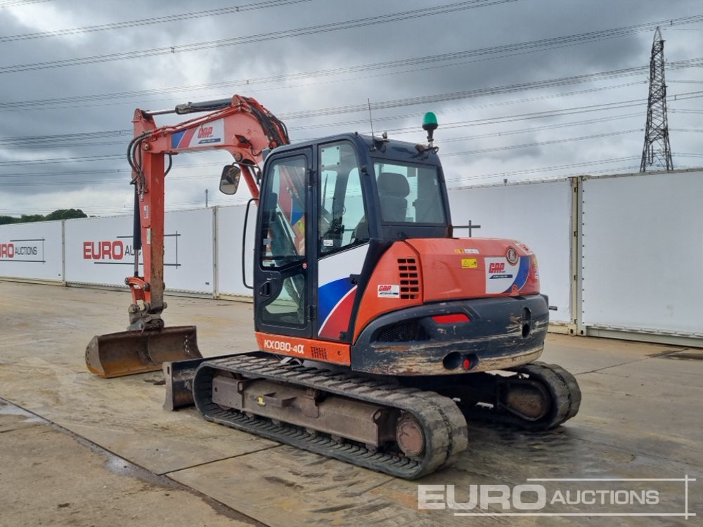 2018 Kubota KX080-4A - Mini-ekskavators: foto 3 2018 Kubota KX080-4A - Mini-ekskavators: foto 3